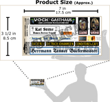 German Shop/Store Signs #2 - WW2 - 1/35 Scale - Duplicata Productions