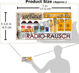 German Shop/Store Signs #1 - WW2 - 1/35 Scale - Duplicata Productions