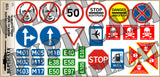 Northern Ukraine Highway/Road Signs - 1/35 Scale (2 sheets)