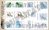 Allied Maps - Pacific Theater, WW2 #2 - 1/48 Scale