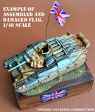 Pirate Flag #1 - 1/72, 1/48, 1/35, 1/32 Scales - Duplicata Productions
