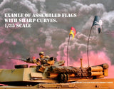 Viet Cong Alternate Flag #4, Vietnam War - 1/72, 1/48, 1/35, 1/32 Scales - Duplicata Productions