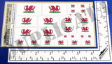 Flag of Wales (1807-1953) - 1/72, 1/48, 1/35, 1/32 Scales - Duplicata Productions