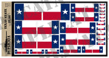 Texas State Flag - 1/72, 1/48, 1/35, 1/32 Scales - Duplicata Productions