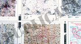 Allied Maps, Western Front #1 - WW1 - 1/16 Scale (120mm) - Duplicata Productions