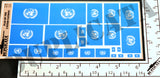 Flag of the United Nations - 1/72, 1/48, 1/35, 1/32 Scales - Duplicata Productions