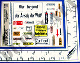 German Road Signs, Eastern Front #3 -  WW2 - 1/48 Scale - Duplicata Productions