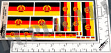 East German Flag (1959-1990) - 1/72, 1/48, 1/35, 1/32 Scales - Duplicata Productions