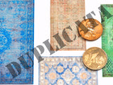 Old/Faded Rugs #1 - 1/48 Scale - Duplicata Productions