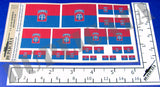 82nd Airborne Division Flags - 1/72, 1/48, 1/35, 1/32 Scales - Duplicata Productions