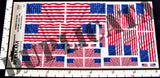 American Flag - 48 Stars (1912 to 1959) - 1/72, 1/48, 1/35, 1/32 Scales (w/Motion Ripples) - Duplicata Productions