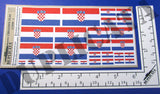 Croatian Flags (1990 - ) - 1/72, 1/48, 1/35, 1/32 Scales - Duplicata Productions