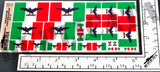 War Flag of The Italian Social Republic ('43-'45) - 1/72, 1/48, 1/35, 1/32 Scales - Duplicata Productions