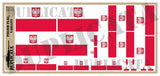 Polish Flag, Variant - 1/72, 1/48, 1/35, 1/32 Scales - Duplicata Productions