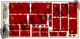 Soviet Flag (1923 to 1955) - 1/72, 1/48, 1/35, 1/32 Scales (w/Motion Ripples) - Duplicata Productions