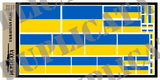 Ukrainian Flag - 1/72, 1/48, 1/35, 1/32 Scales - Duplicata Productions