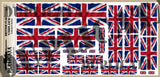 British Flag 'Union Jack' - 1/72, 1/48, 1/35, 1/32 Scales (w/Motion Ripples) - Duplicata Productions