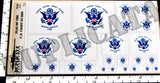 Flag of The United States Coast Guard - 1/72, 1/48, 1/35, 1/32 Scales