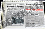 German Newspaper Front Pages #1 - WW2 - 1/6 Scale