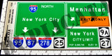 New York City Highway Signs - 1/35 Scale - Duplicata Productions