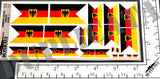 German Naval Ensign Flag (1956 - ) - 1/72, 1/48, 1/35, 1/32 Scales - Duplicata Productions