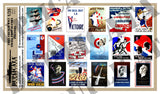 Free French WW2 Propaganda Posters, Small - 1/35 Scale - Duplicata Productions