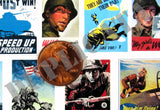 American WW2 Propaganda Posters - 1/35 Scale - Duplicata Productions