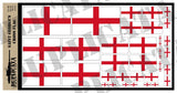 Saint George's Cross Flag - 1/72, 1/48, 1/35, 1/32 Scales - Duplicata Productions