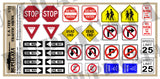 U.S. City Traffic Signs - 1/35 Scale - Duplicata Productions