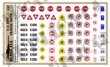 U.S. City Traffic Signs - 1/87 (HO) Scale - Duplicata Productions