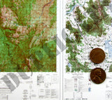 Maps - Vietnam War - South Vietnam (Central) #2 - 1/6 Scale - Duplicata Productions
