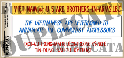 Vietnamese Banners #1 - Vietnam War - 1/35 Scale - Duplicata Productions